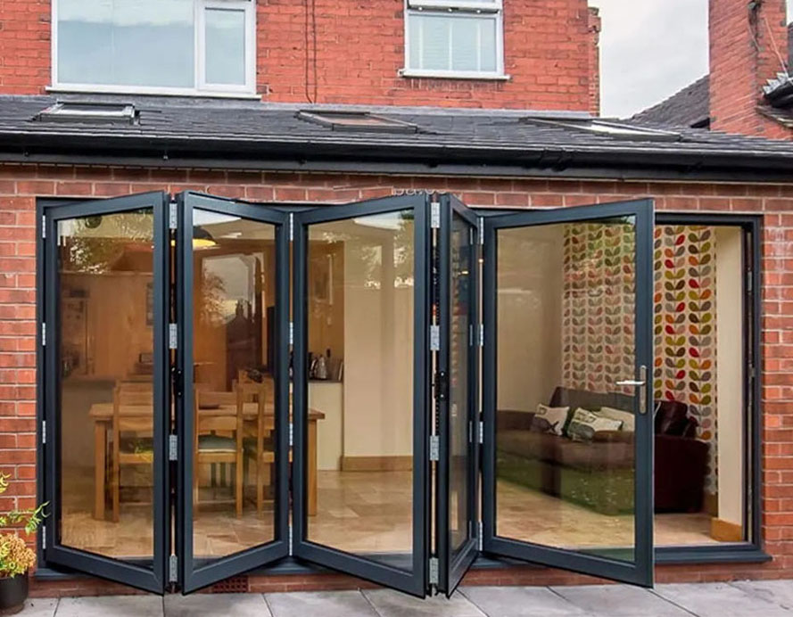 Heavy Duty Aluminum Alloy Folding Sliding Door