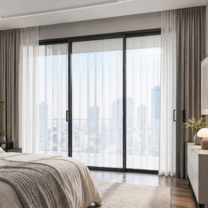 High-End Custom Aluminum Sliding Balcony Doors: Weatherproof, Windproof &amp; Soundproof Thermal Break Engineering for Homes