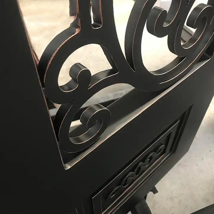 2026 New Thermal Insulated Wrought Iron Double Entry Door with Weather Stripping for Exterior Use