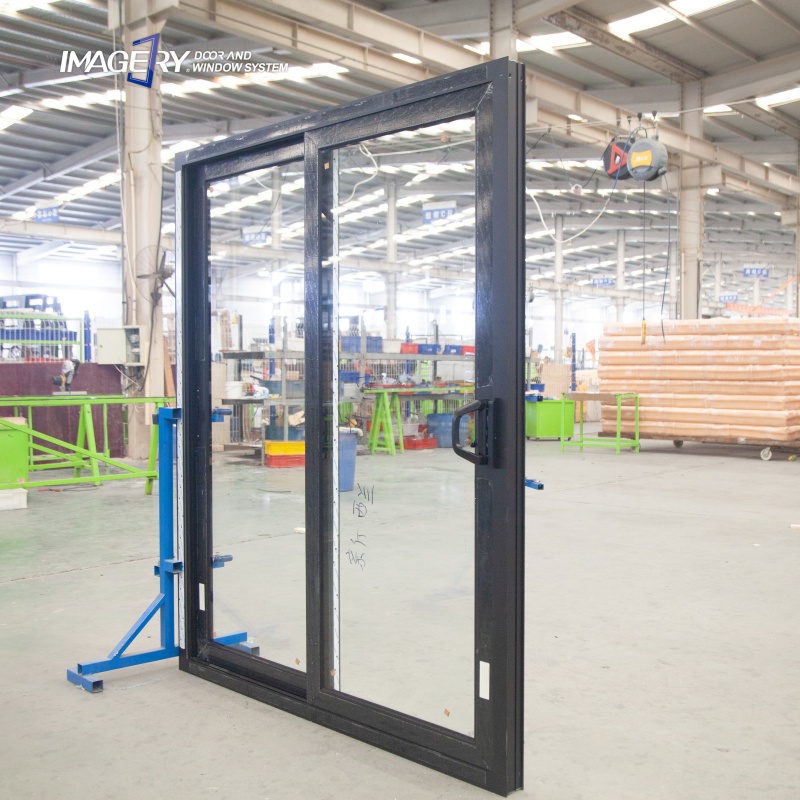 Space Saving Aluminum Sliding Door Slide and Stack Design for Apartment Hotel Office