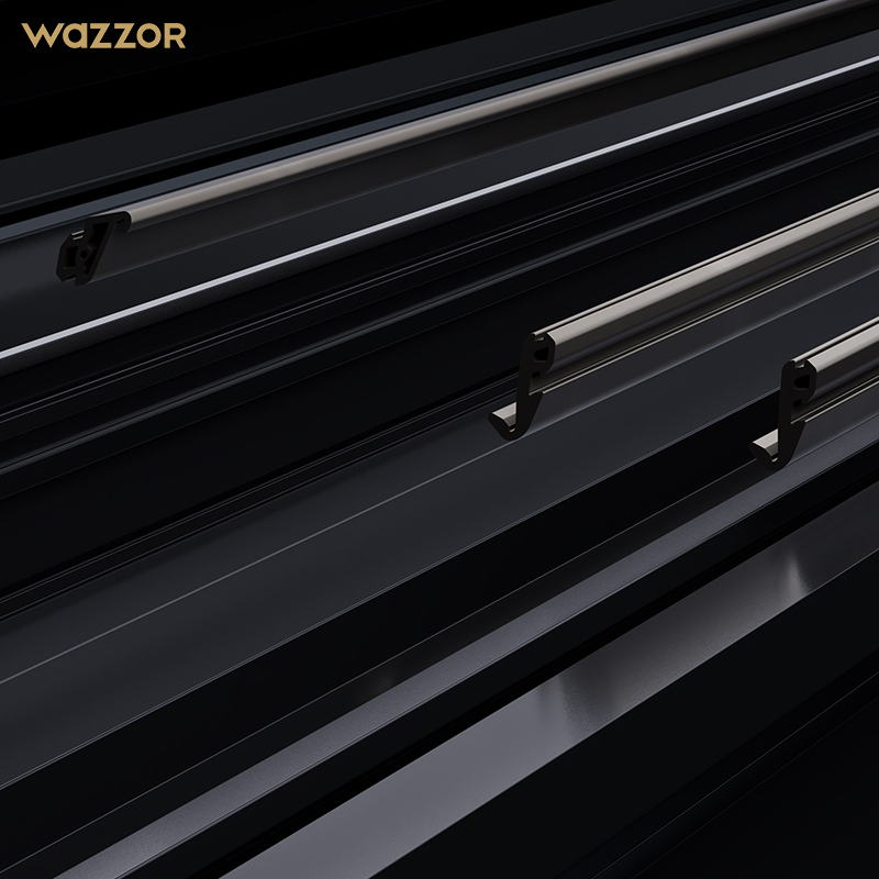 Wazzor Top-Out Awning Window Australia Standard Aluminum Glass Gas Strut Window Awning Type Building Material Awning Windows