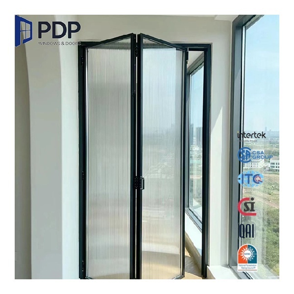 OEM Modern Style Folding Windows and Doors for Balcony China Manufacture Aluminum Alloy Steel Materials for Exteriors Villas