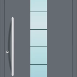 Casement Exterior French Doors Florida Hurricane Proof Laminated Safety Glass Waterproof Impact Resistant Aluminium Door