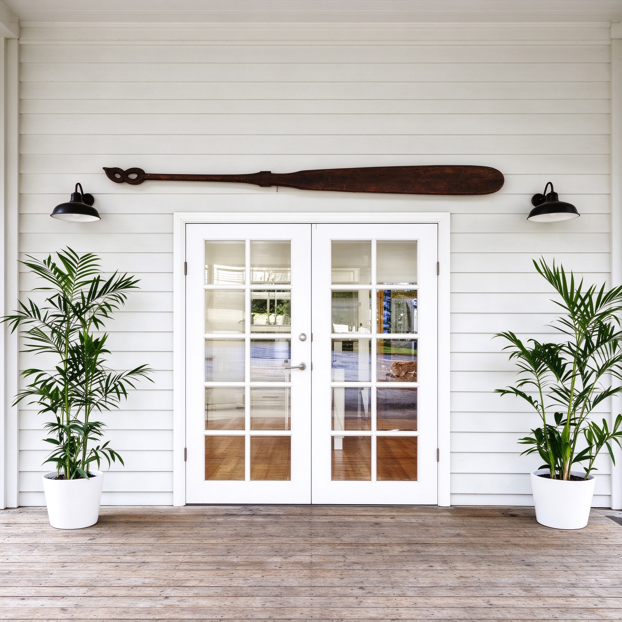 72" X 80" in Blind Glass Primed Aluminum External Grilles Doors Left Hand Inswing Double Interior French Patio Doors