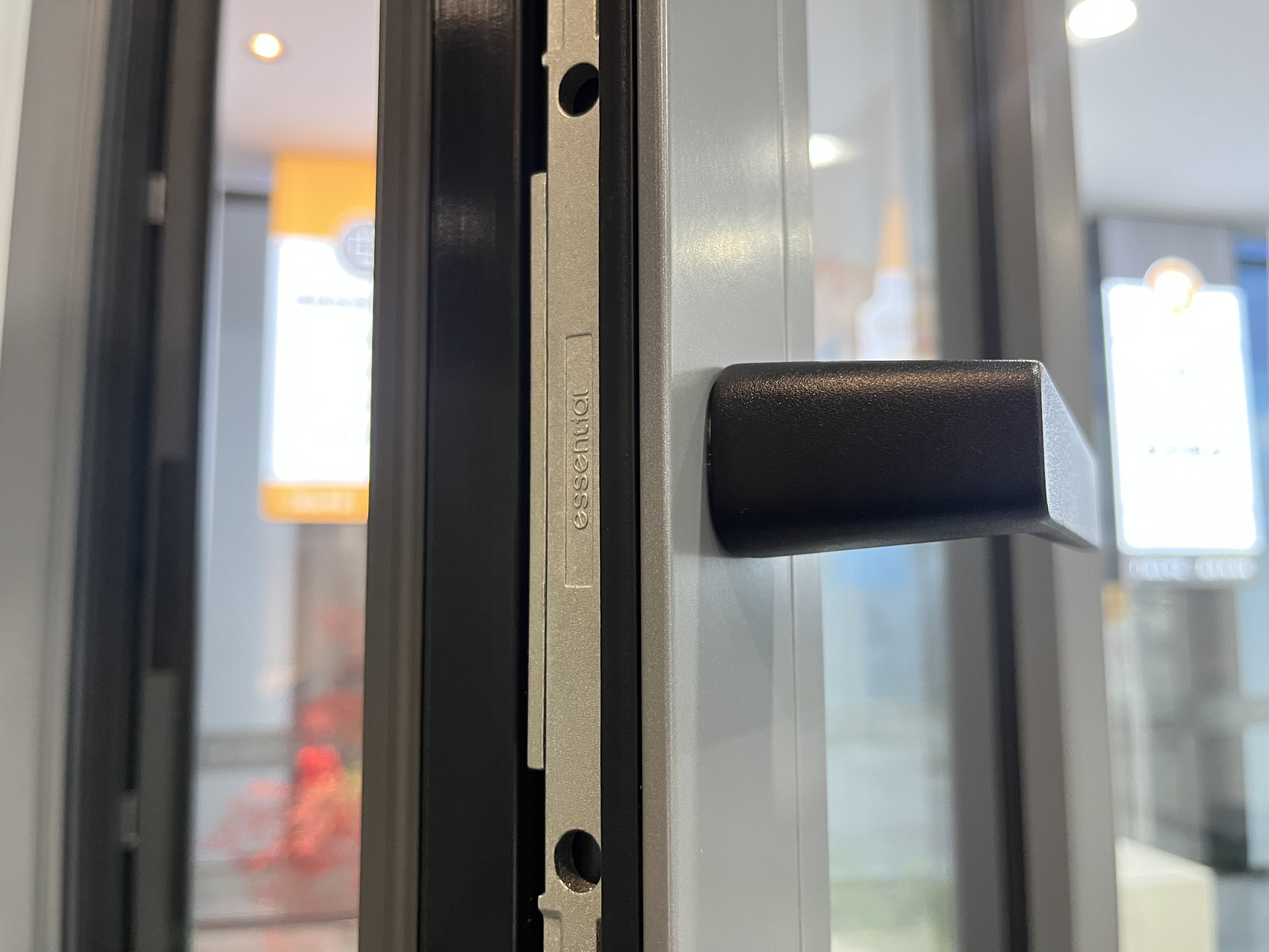 Anthracite Aluminum Double Inward Casement Window with Top Transom and Removable Insect Screen for Modern Homes