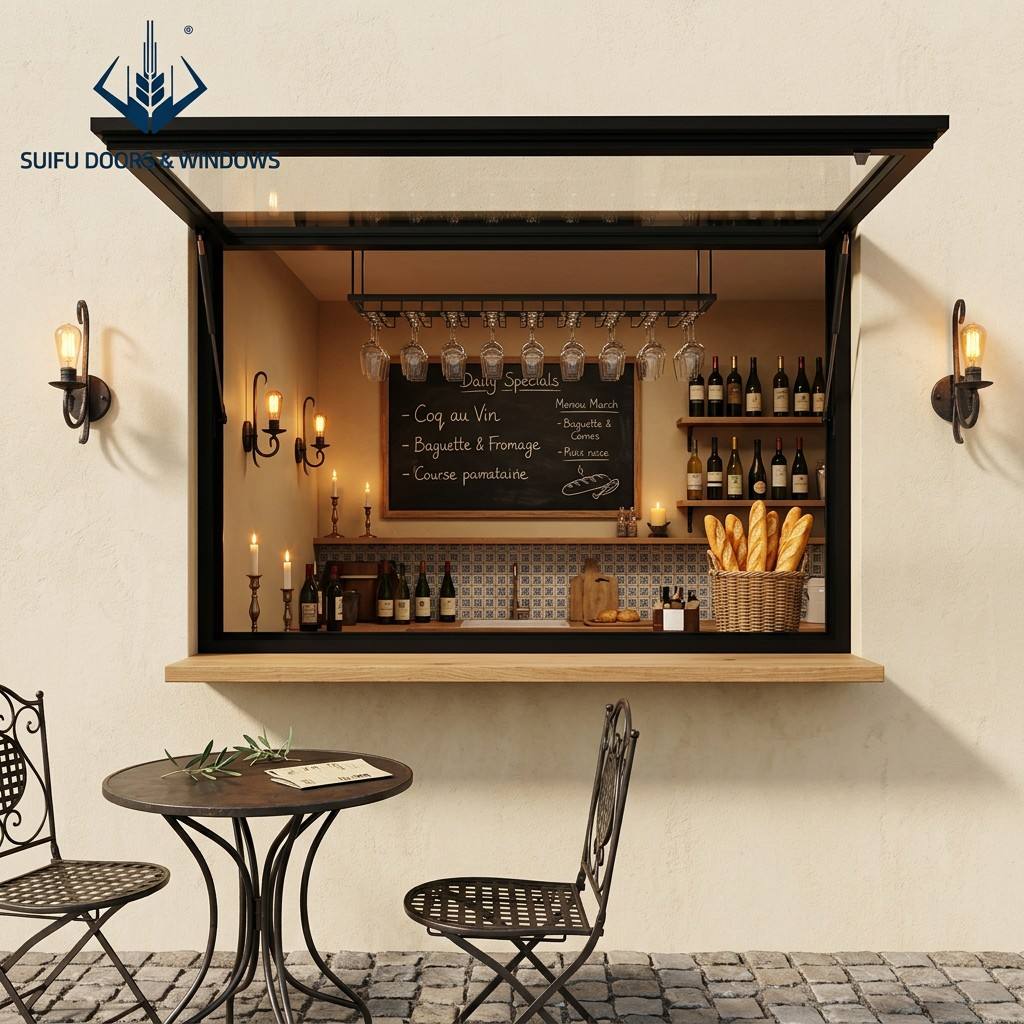 Modern Aluminum Awning Window Slim Frame Double Glazed Soundproof Ventilation Custom Size China Factory Hurricane Impact Rated