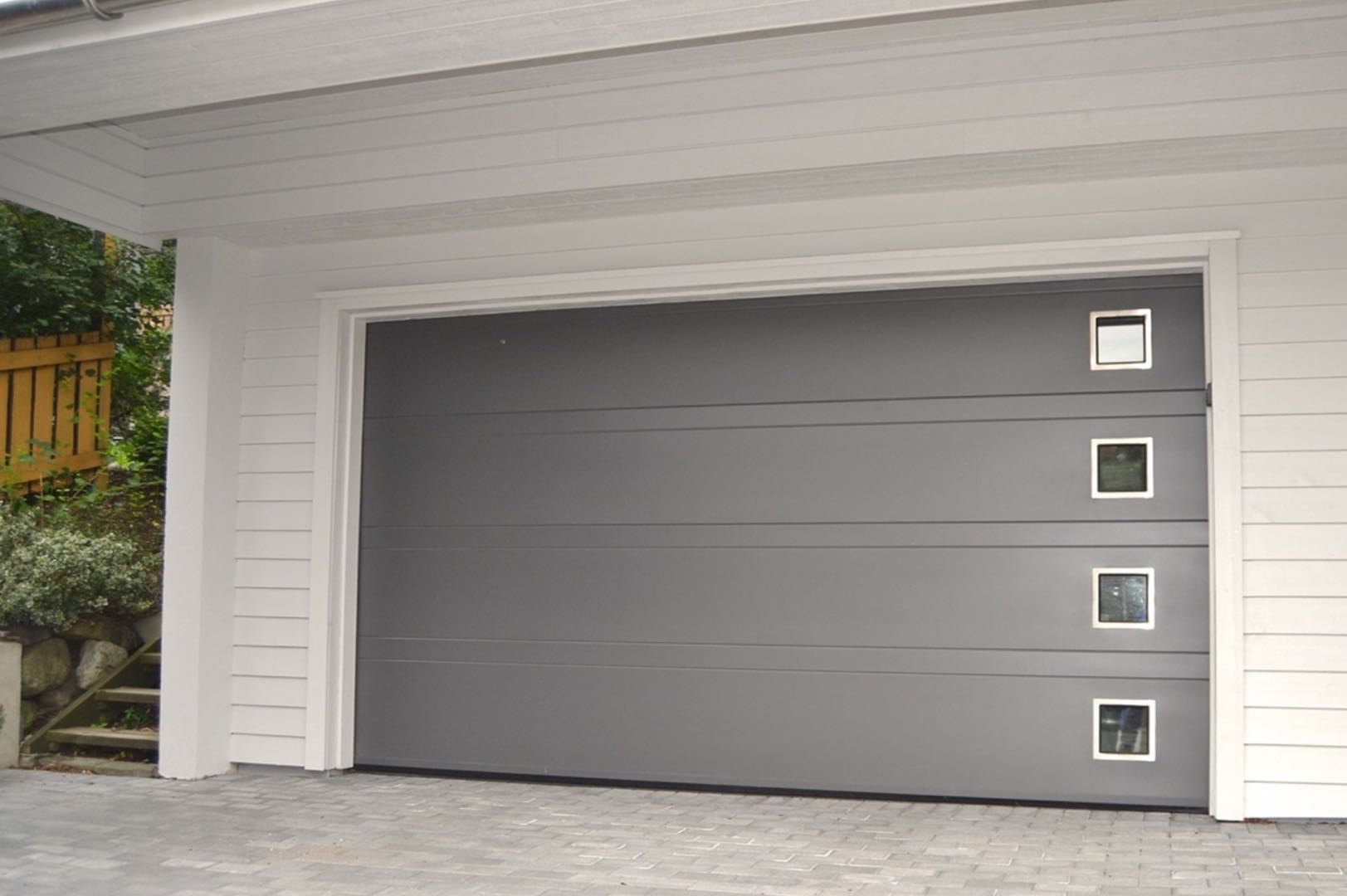 Elevated Garage Door exterior view