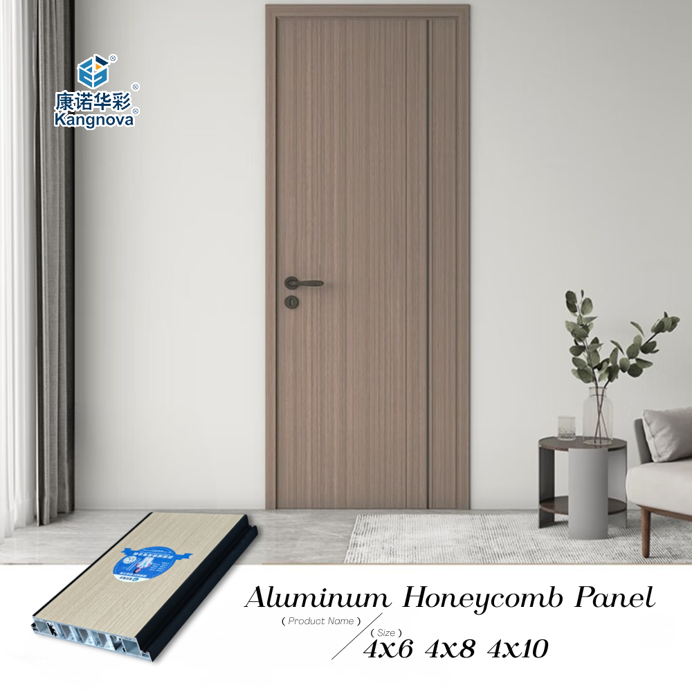 Kangnuo ACP Aluminum Composite Panel Fire Retardant Eco-Friendly Decorative Bathroom Doors-Modern Design Water Honeycomb
