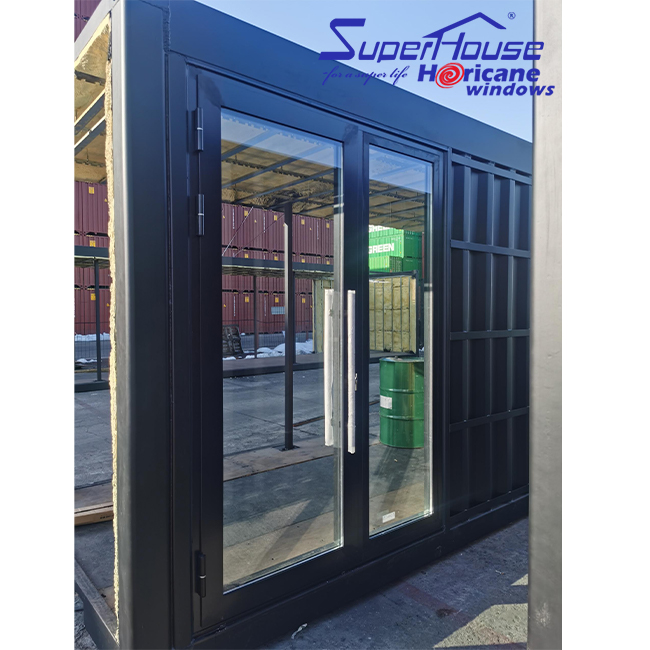 High Quality Bulletproof Windproof Waterproof Aluminum Doors and windows for Container Mobile House Home
