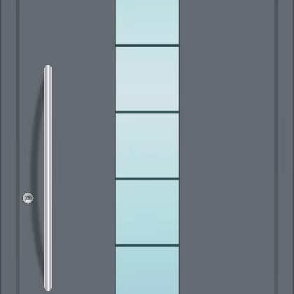 Casement Exterior French Doors Florida Hurricane Proof Laminated Safety Glass Waterproof Impact Resistant Aluminium Door