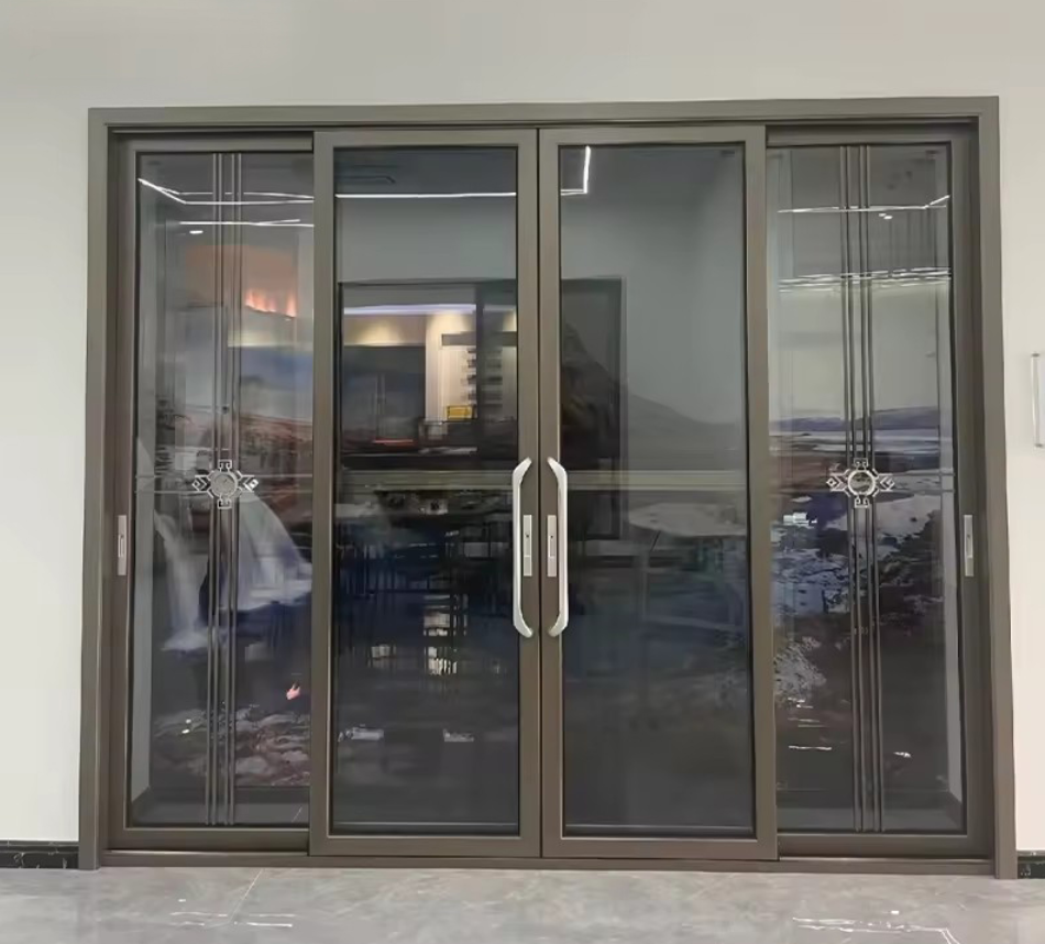 Customized As2047 Australia Sliding Door Double Glazed Cavity Glass Sliding Stacker Doors Exterior Balcony Aluminum Sliding Door