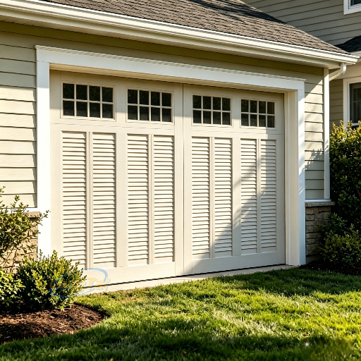 LongTai Aluminum Faux Wood Sectional Garage Door Storm Resistant Seaside Anti Humidity Garage Door