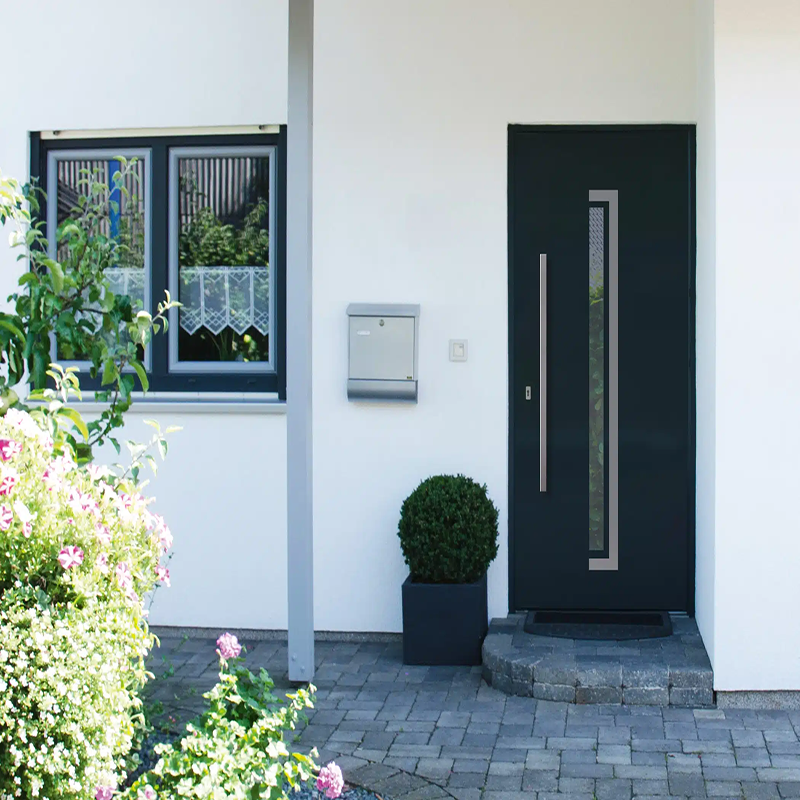 Lolands Modern Full Aluminum Entry Door Soundproof &amp; Thermal Insulation Durable Finish 5+ Year Warranty Farmhouse Kitchen