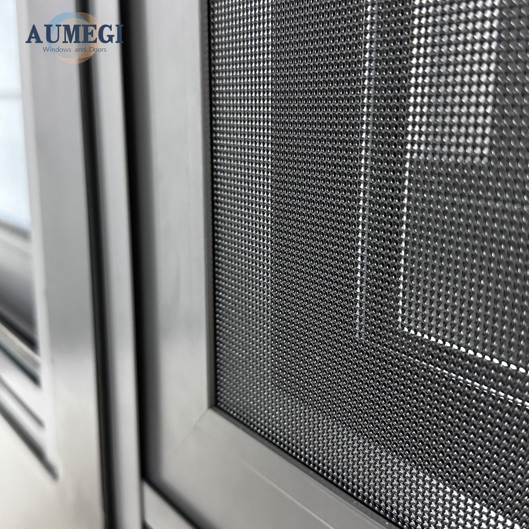 Aumegi Wall Thickness 1.4MM Aluminum Automatic Sliding Window Small Sliding Windows