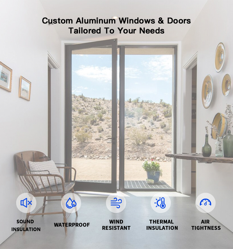 AMJ 78 Aluminum Casement Door Frame