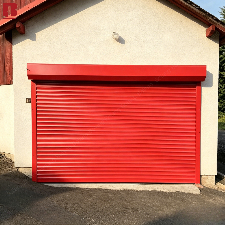 Bolang 10x12 Roll up Door Aluminum Custom 16x7 9x7 8x7 Insulated Hurricane Resistant Exterior Door Rollup Rolling Gates Houses
