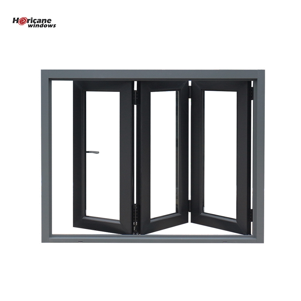 Superhouse House Windows Design Aluminium Bi Fold Window Fold up Glass Windows for Sale New Graphic Design Stainless Steel