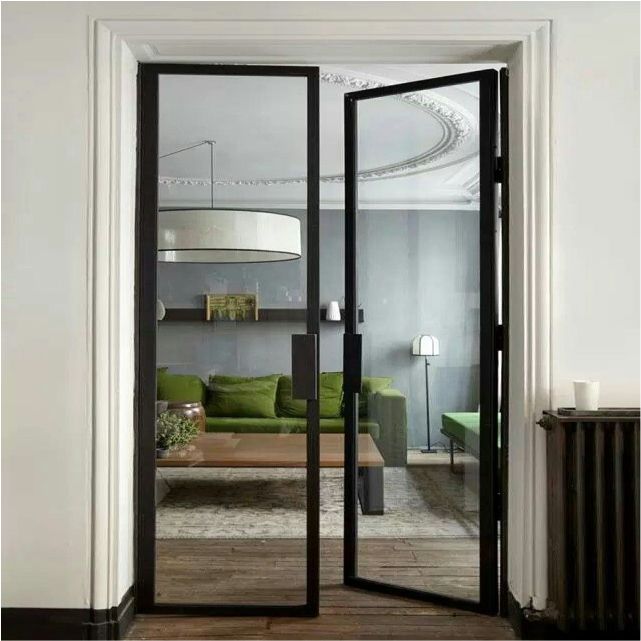 Exterior Crittall Doors Aluminium Arch Doors Steel Look Slimline Arch Top Aluminum Glass Door