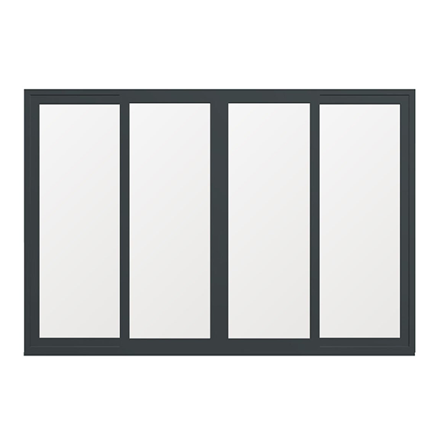 Stable Double Glass Soundproof Windproof Aluminium Heavy Duty Exterior Sliding Door
