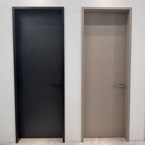 Soundproof Moisture Resistant Aluminum Wood Interior Doors