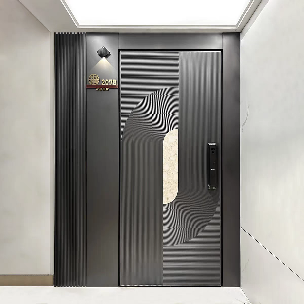 3D Customizable High-end Luxury Cast Aluminum Doors, Suitable for Whole-house Customization, Villas &amp; Shops.