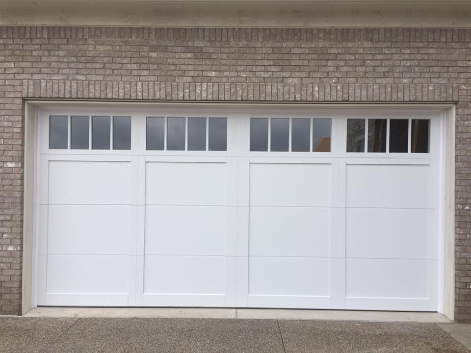 Custom Aluminum Glass Garage Door Color-coated Steel Automatic Roll up Garage Doors for Homes Beige