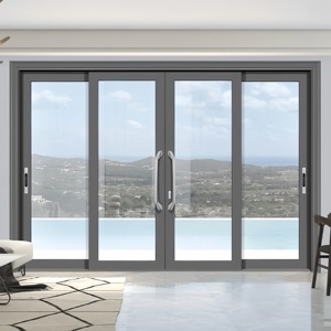 Customized China Products Thermal Break Aluminum Sliding Patio Doors Lift Sliding Door Aluminium Sliding Glass Doors for Sale