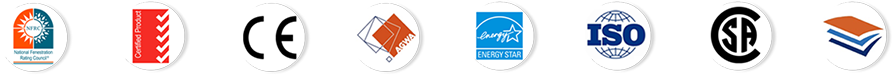 DERCHI global compliance certifications including CE, ISO, UL, AS2047
