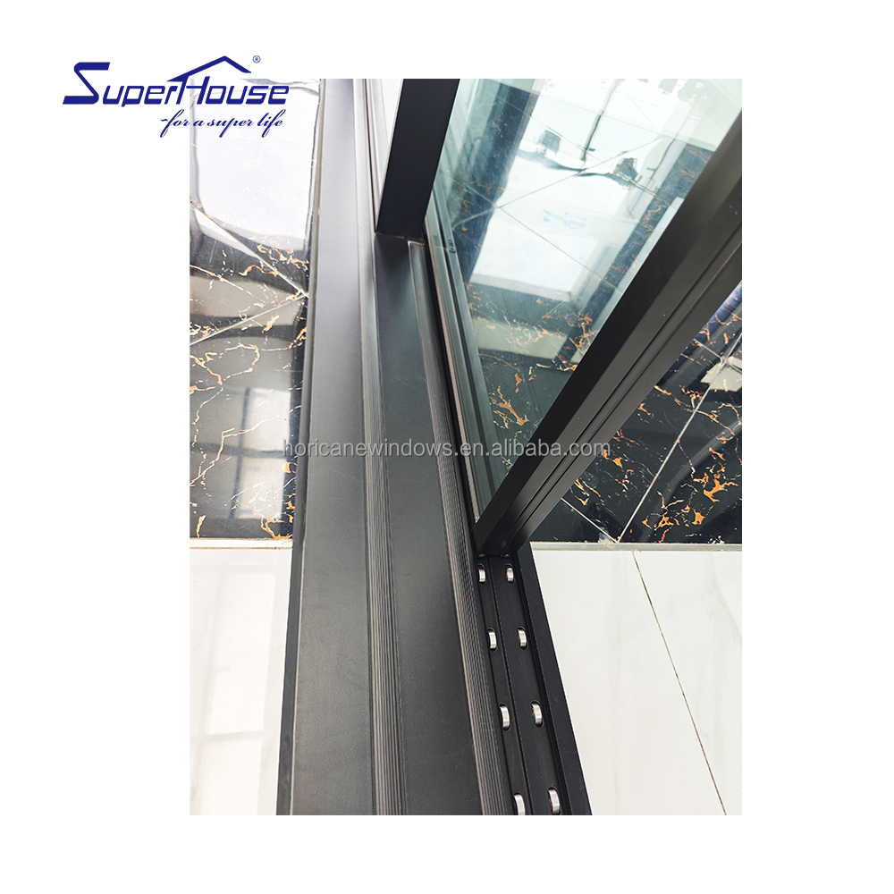 Florida Approved Miami Dade Hurricane Impact Glass Aluminium Sliding windows Screen Window