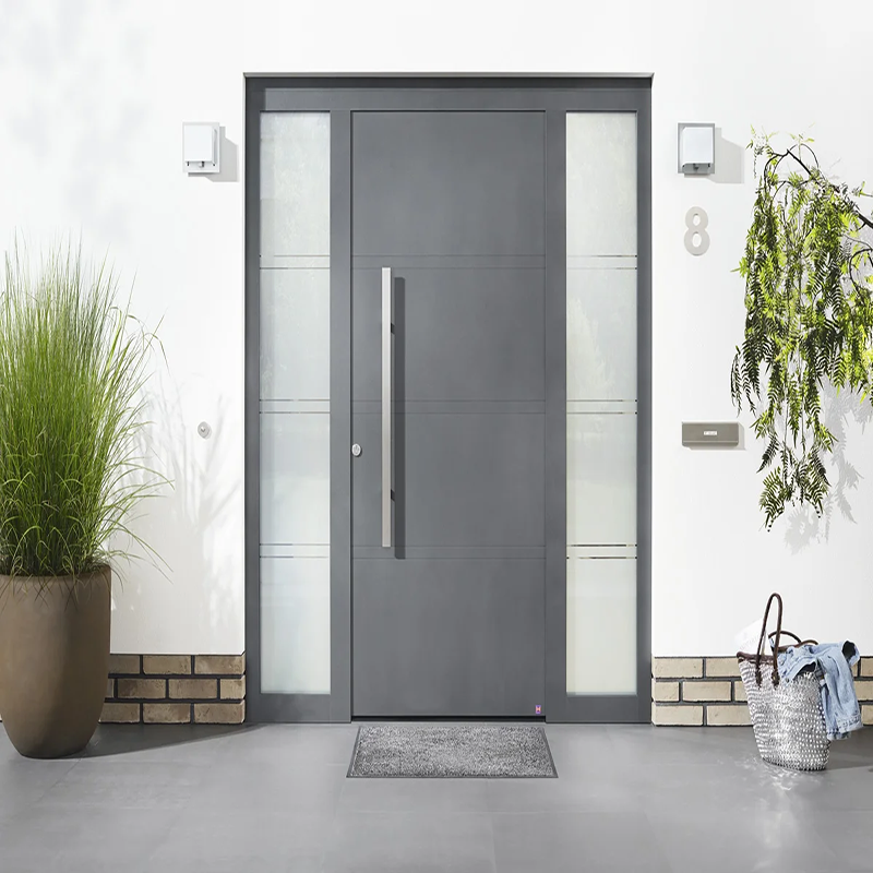 Lolands Modern Full Aluminum Entry Door Soundproof &amp; Thermal Insulation Durable Finish 5+ Year Warranty Farmhouse Kitchen