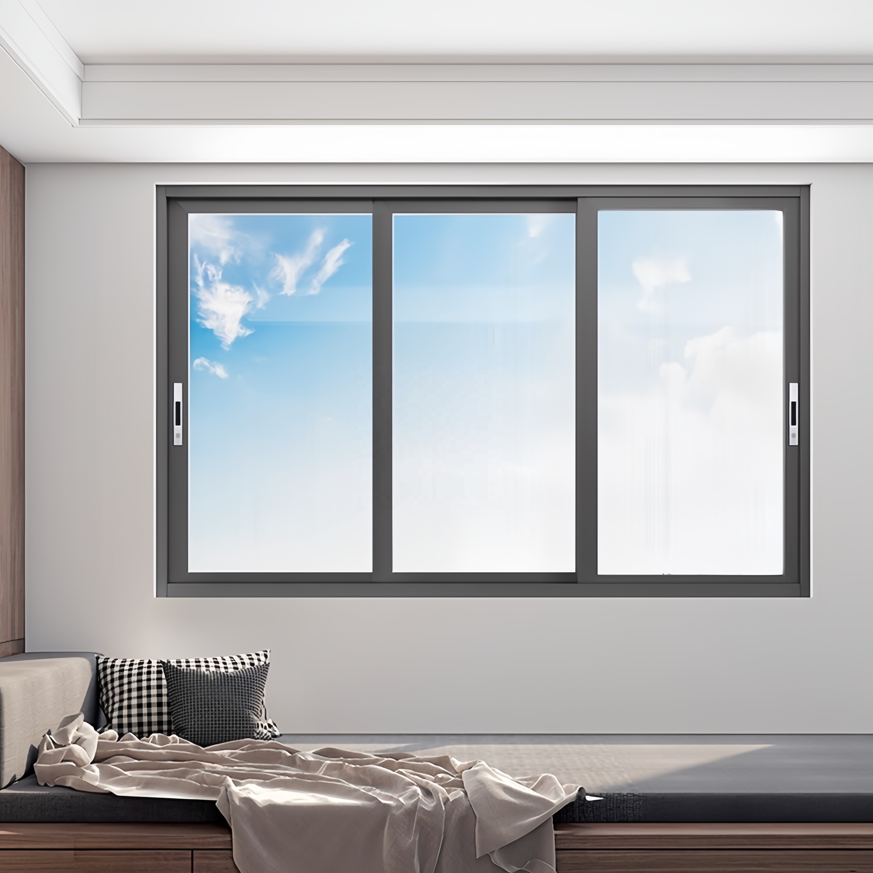 Customized New Products Wholesale Price Latest Design windows and Doors Made in China Aluminum Glass Sliding Window for Sale