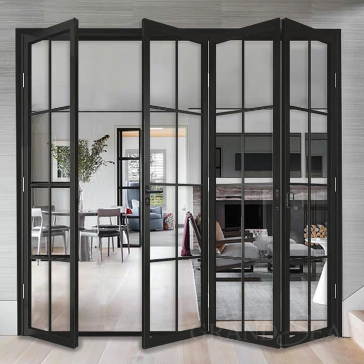 Super Seal Veranda Bifold Doors Accordion Stacking Accordion Doors for Laundry Room