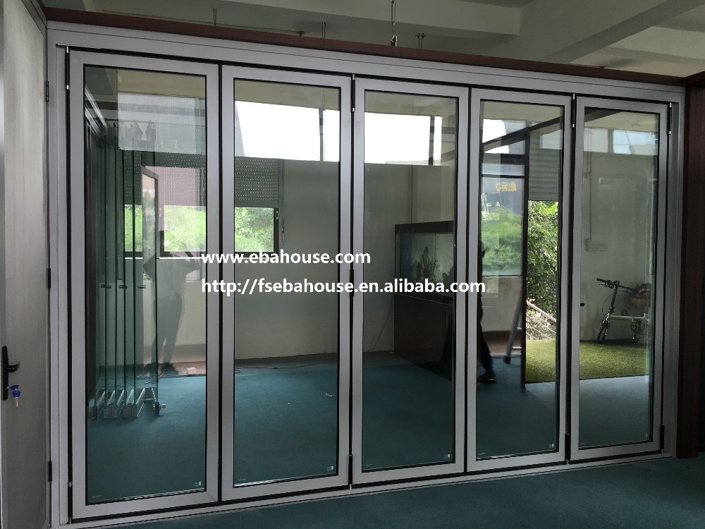 Aluminium Glass Folding Door Alfresco Stacking Bifold Door Comply with AS2047 Folding Glass Doors