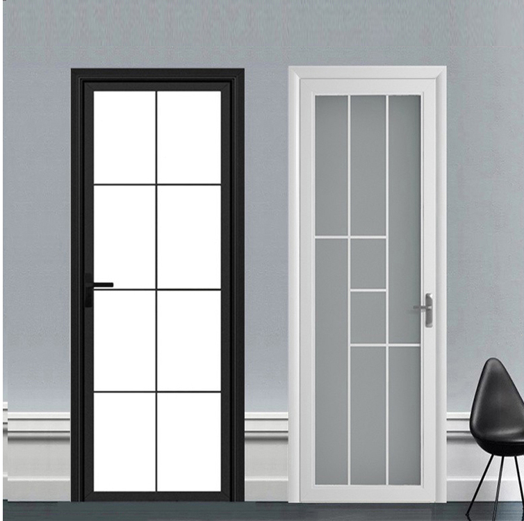 Hotel Bathroom Aluminum Door Presentation