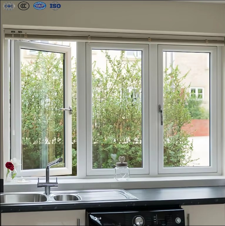 Sliding Windows Prices Double Glass Hurricane Impact Aluminum Modern Soundproof Home Building White Color Graphic Horizontal