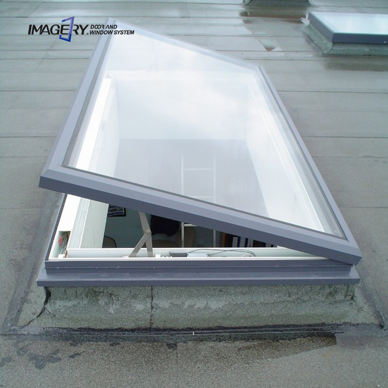Automatic Remote Control Aluminum Alloy Glass Skylight Roof Window with Modern Design for House