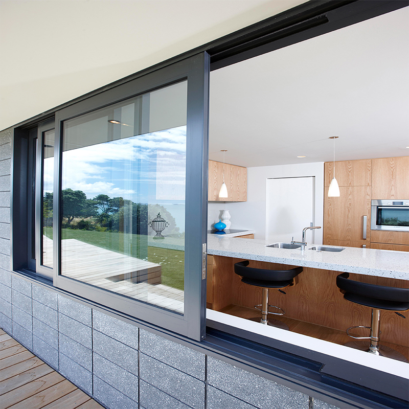 Aluminum Alloy Sliding Windows & Doors Glass Casement Windows Modern Design Hotel Use