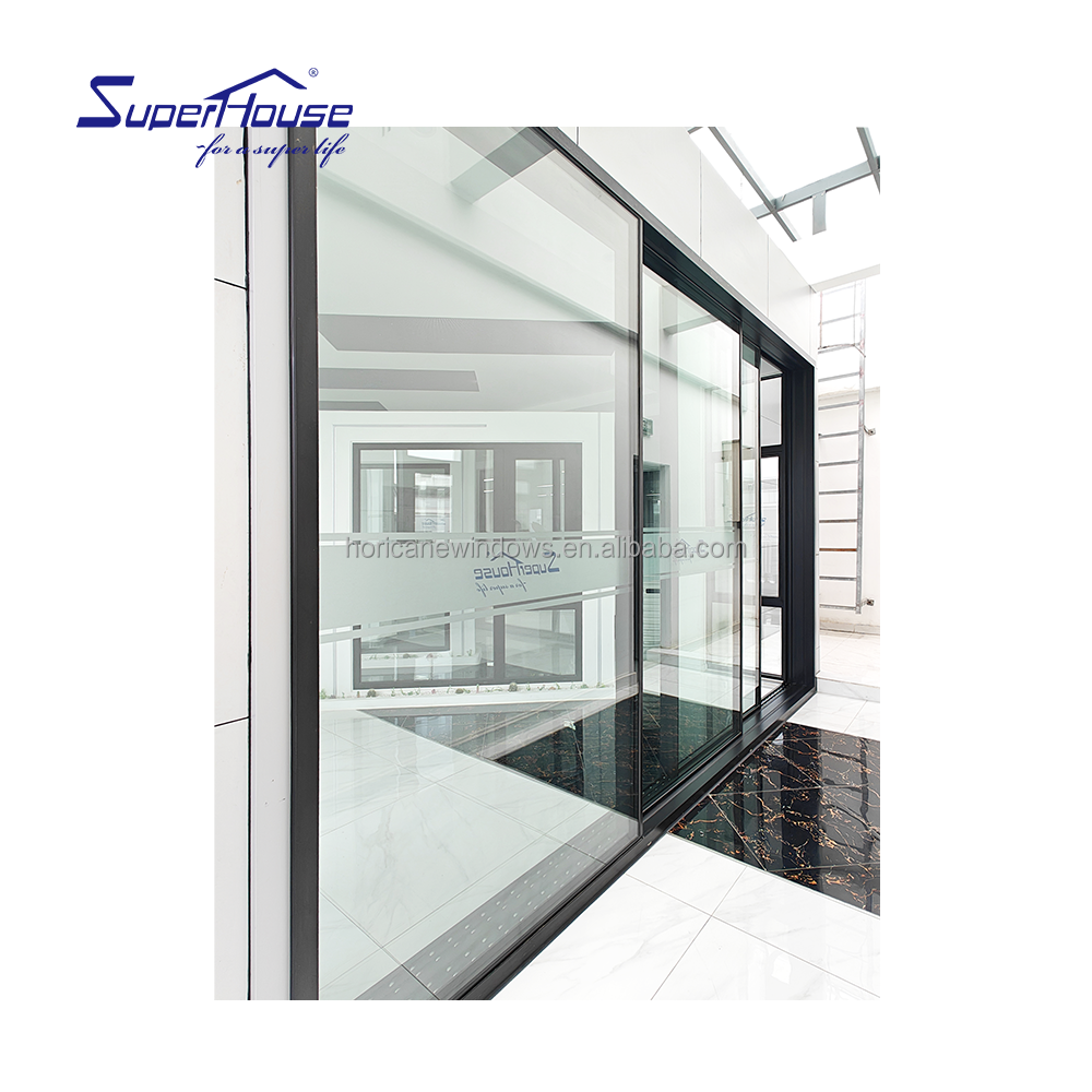 Florida Approved Miami Dade Hurricane Impact Glass Aluminium Sliding windows Screen Window