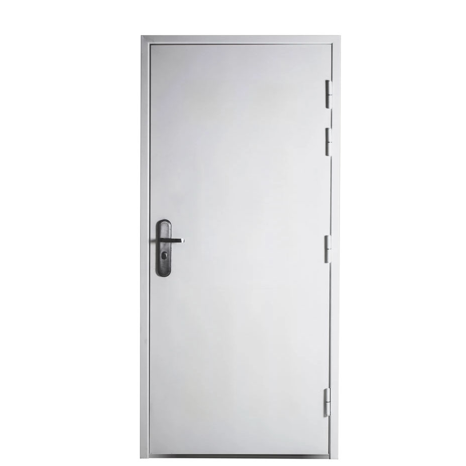 USA Standard Anti-Break Steel Front Entry Door Sound Insulation Metal Security Door With Multi-Point Lock