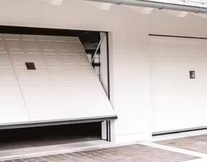 Modern Custom Tilt-Up Garage Door Aluminium Trackless Whole Plate Insulated Motorized Overhead One Piece Customized Villas