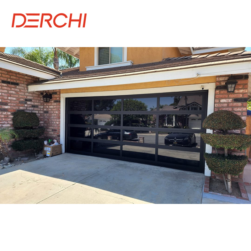 Wholesale 16x7 8x7 Cheap Sectional Garage Doors Automatic Panel Garage Door Modern Design Overhead Garage Doors