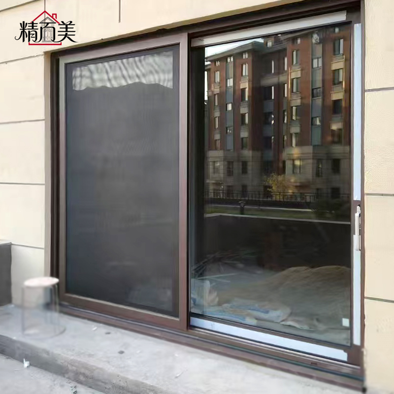 Minimalist Wind Resistant Well Sealed Anti Collision Smooth Sliding Large Glass Panel Aluminium Lift and Slide Door