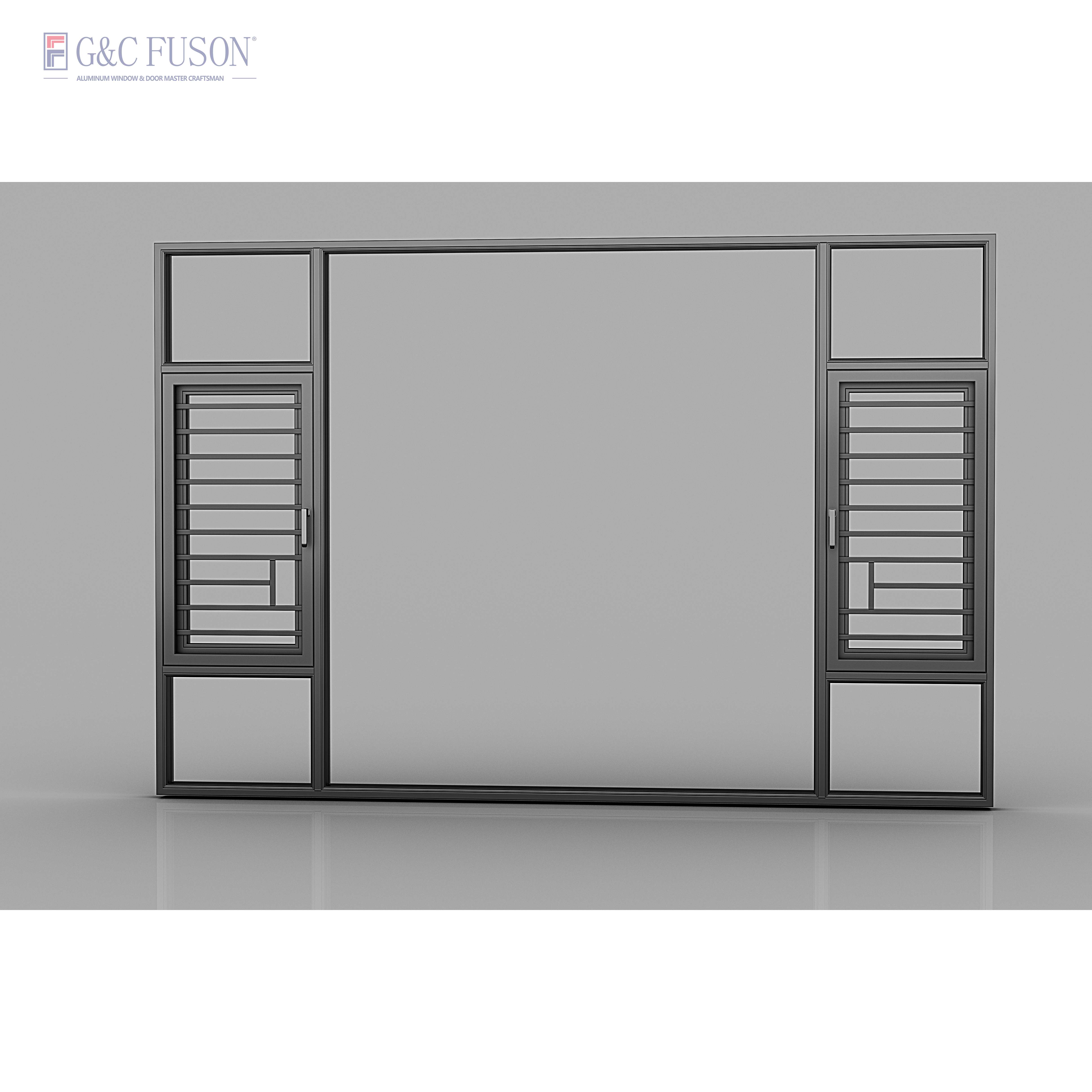 Fuson Pitched Aluminium Roof Windows Aluminum Skylight Awning Casement Metal Roof Swing Window Awning Windows With Screen
