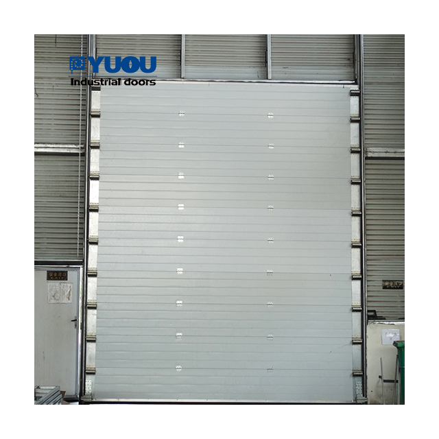 Supports Various Buildings Long-Term After-Sales Support Security Thermal Insulated Customized Overhead Sectional Door