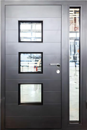 Hitech Main Entry Pivot Door Modern Front Exterior Pivot Door Aluminum Front Door For House