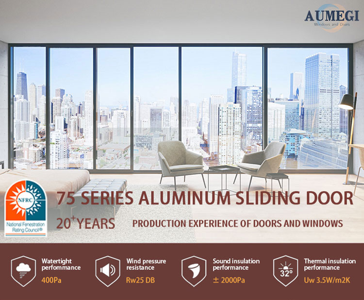 75 series Sliding door display