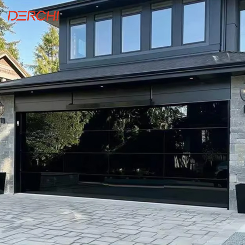 Wholesale 16x7 8x7 Cheap Sectional Garage Doors Automatic Panel Garage Door Modern Design Overhead Garage Doors