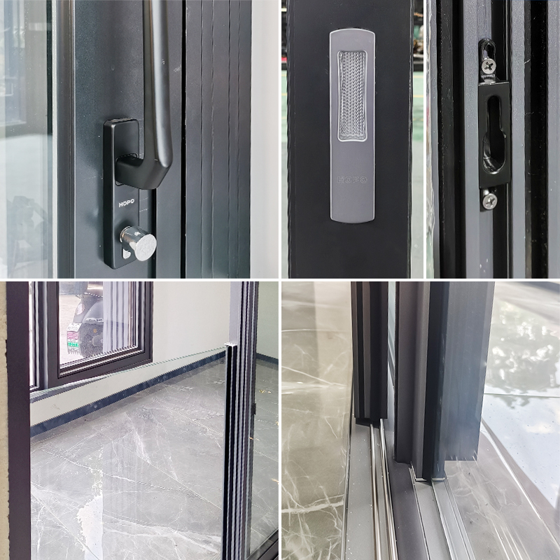 Commercial Grade Heavy Duty Lift And Slide Door Large Span Aluminum Sliding Door For Restaurant Patio