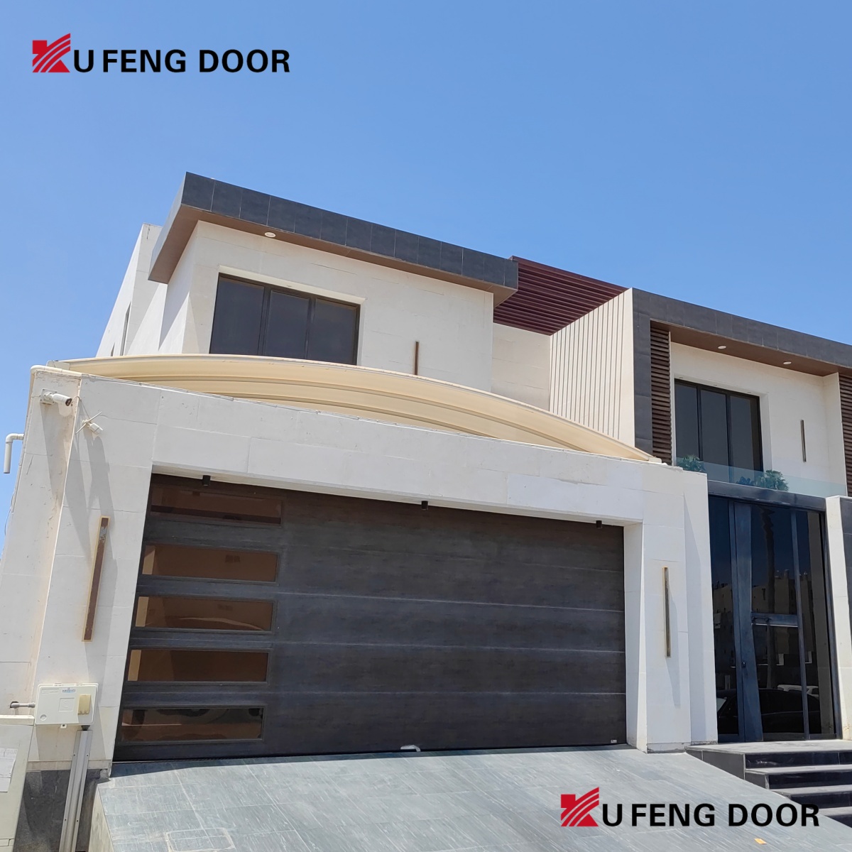 Customizable Heavy-Duty Aluminum Garage Door Industrial Thermal Insulation Sectional Door