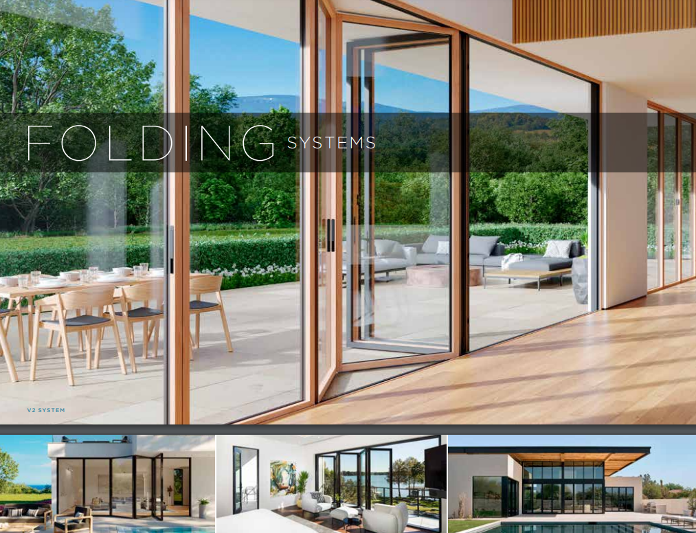 Front Entry Exterior Bi Fold Sliding Doors Interior Patio Door System Design Waterproof Glass Foldable Aluminum Folding Doors